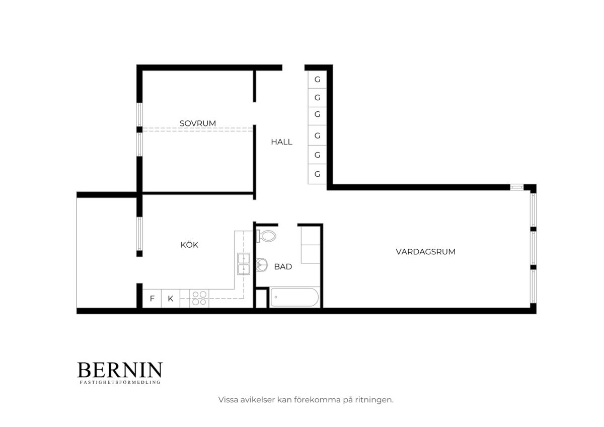 Per albin hanssons väg 61B – planritning 1