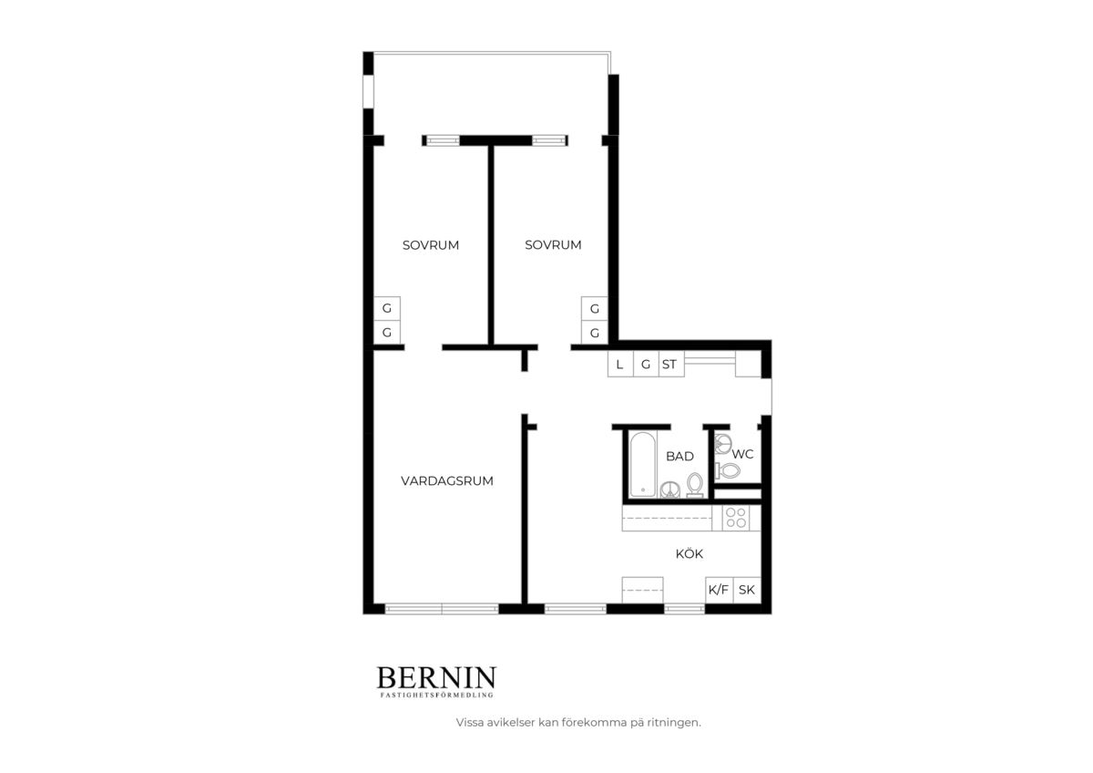 Serenadgatan 53 – planritning 1