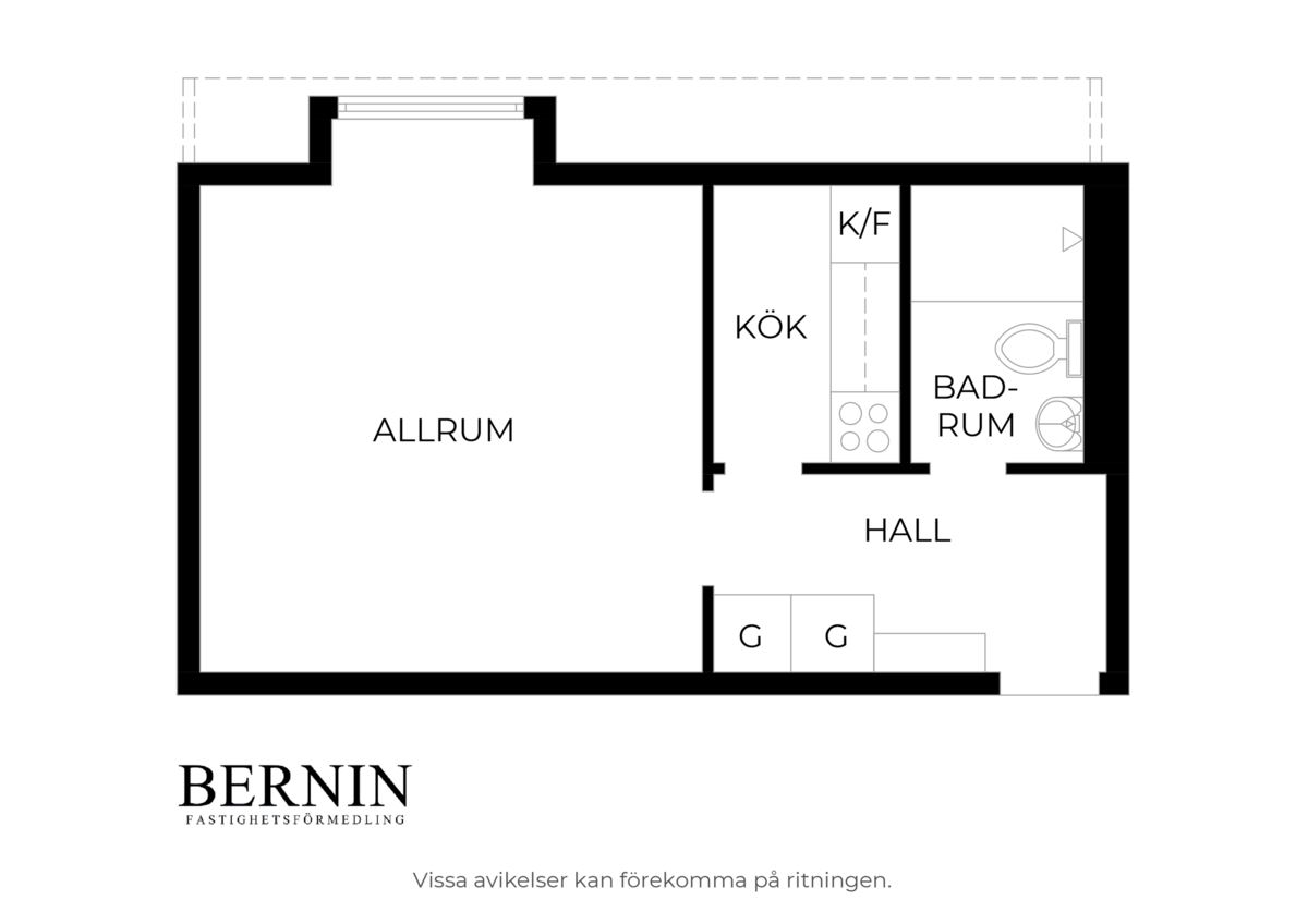 Major Nilssonsgatan 15B – planritning 1