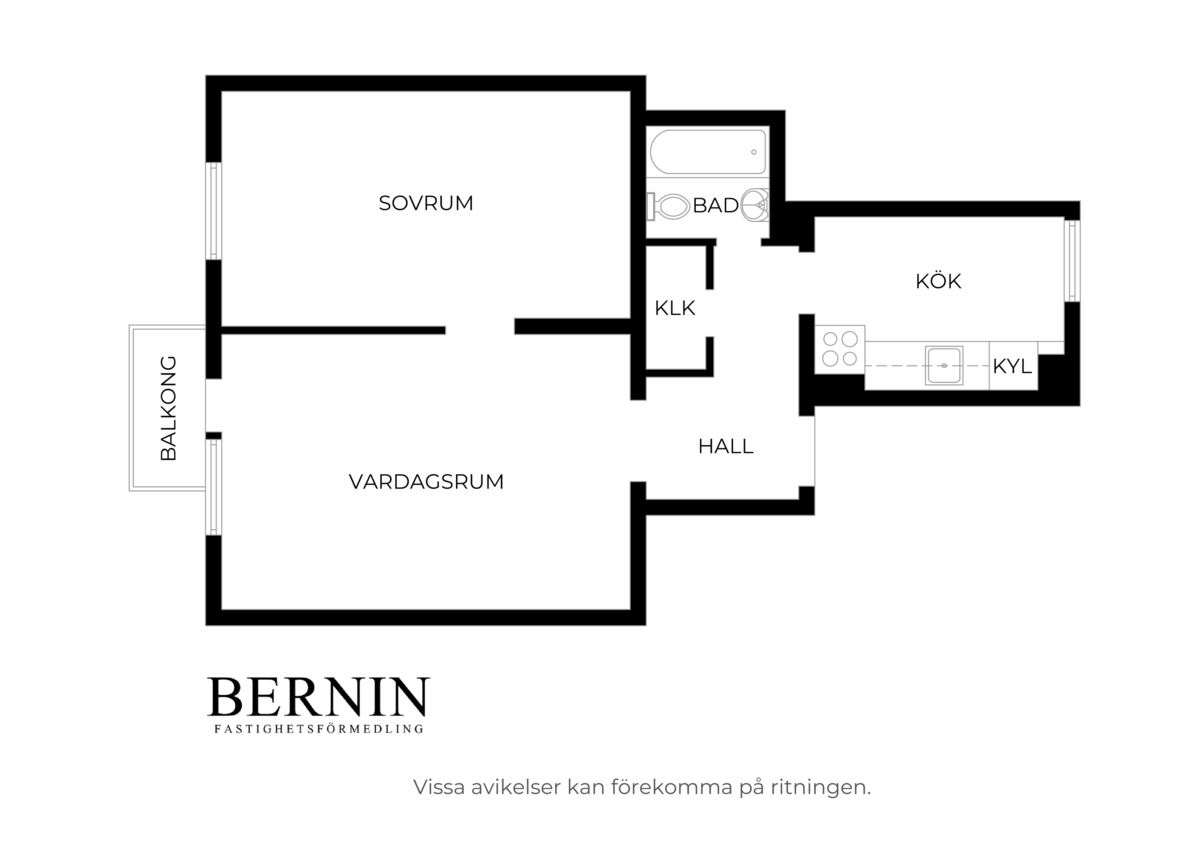 Carl Hillsgatan 10A – planritning 1