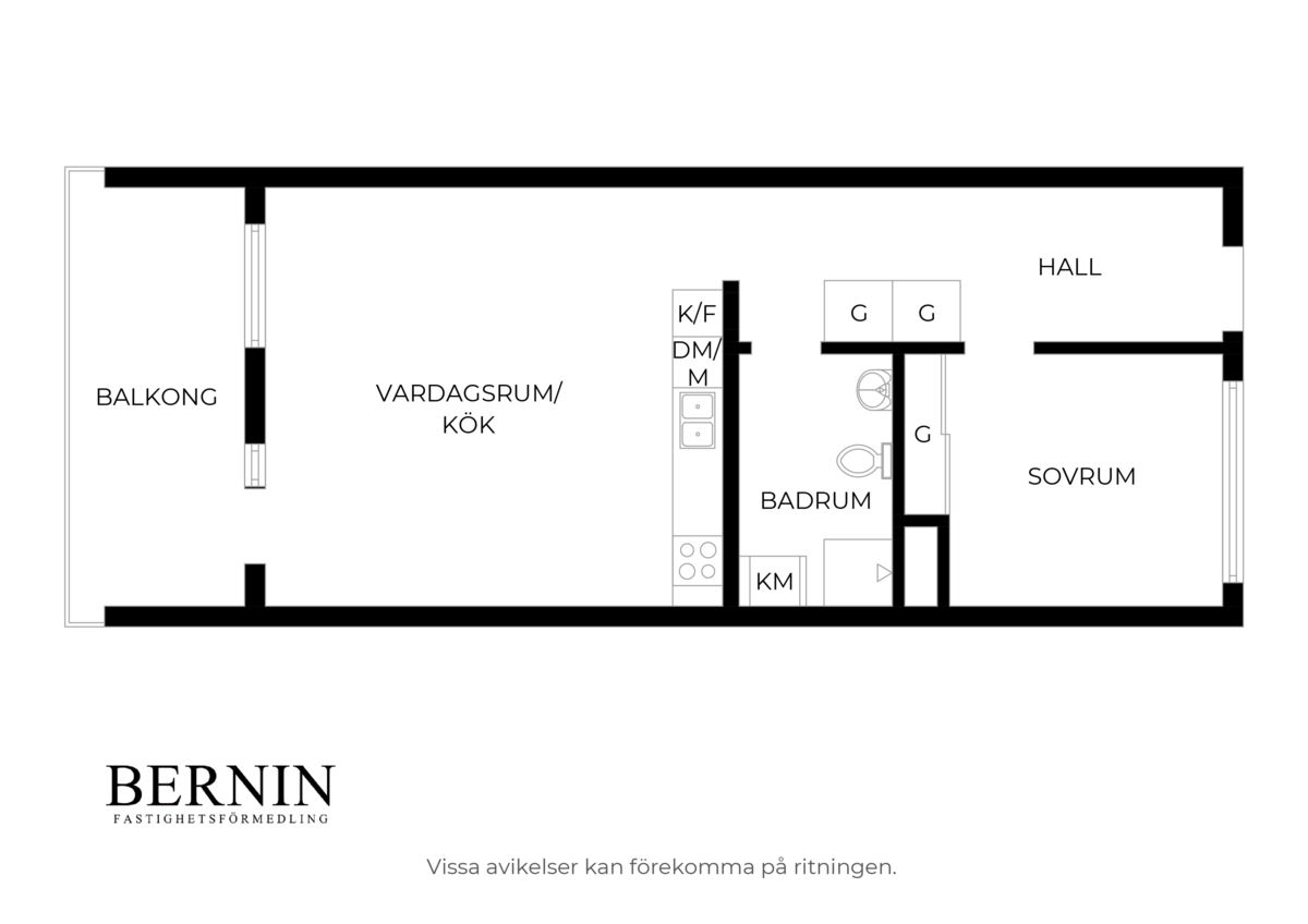 Dagvattengatan 8C – planritning 1