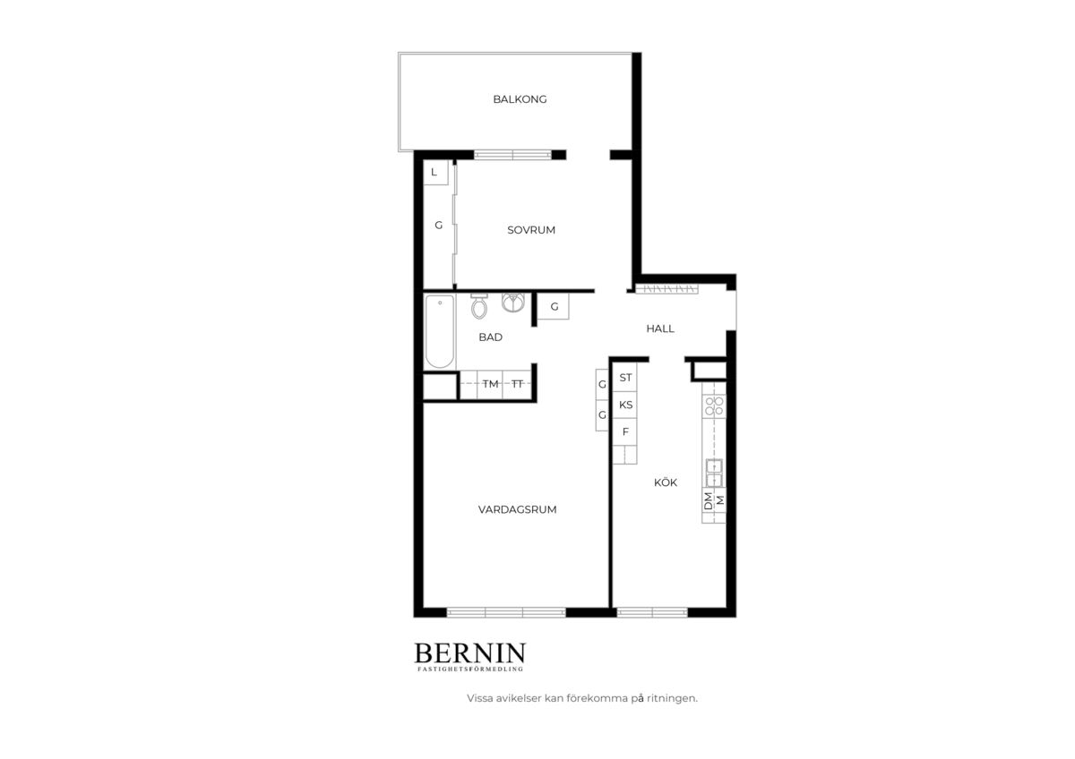Hyllie boulevard 9D – planritning 1