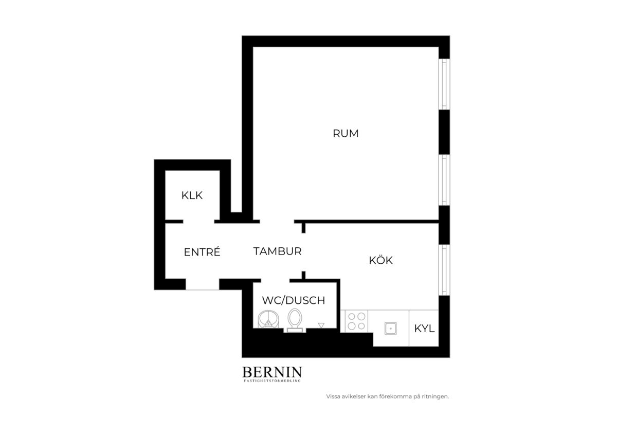 Exercisgatan 3 – planritning 1