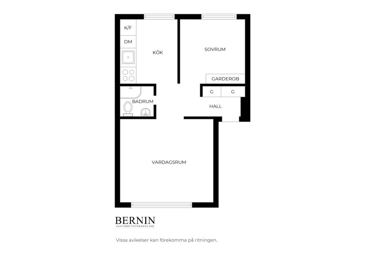 Edward Lindahlsgatan 12E – planritning 1
